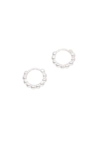 fejn - Ohrringe Ball Huggie Echtschmuck - gold