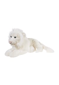 heunec® - Kuscheltier Misanimo weißer Löwe liegend groß - weiß