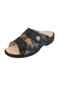Finn Comfort - Pantoletten ZENO - neroargento/black