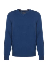 GALERIA Seide-Kaschmir Pullover, V-Ausschnitt, Rippbündchen, für Herren Bild 1