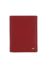 Golden Head® Dublin - Dublin Geldbörse RFID Schutz Leder 13 cm - rot
