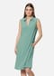 MADELEINE Ärmelloses Kleid mit Hemdkragen Bild 6