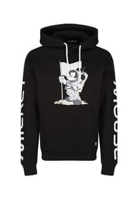 RE:COVERED - Hoodie Disney Space Mickey im zeitlosen Design - Black