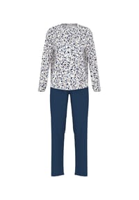mey - Soft Leo Schlafanzug, Baumwolle, für Damen - 1118 DEEP MARINE