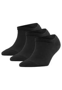 FALKE - Damen Sneakersocken 3er Pack - Active Breeze, einfarbig, Lyocell-Faser - Dunkelblau