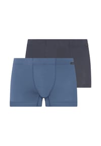 HANRO - Retro Short / Pant Cotton Essentials - Stormy gray / tanzanite