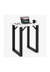 VCM. - Bartisch 80x50 cm, Tresen, Stehtisch, hoher Tisch, Bartresen, Hochtisch - Xona - Schwarz / Anthrazit