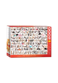 eurographics - Puzzle Welt der Katzen, Kätzchen, 2000 Teile, 67.6 x 96.8 cm - 