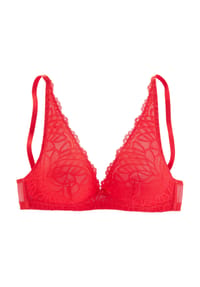 LASCANA - Bralette, schmale Träger, Spitze, für Damen - 4215 BLACK