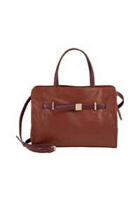 DuDu - Umhängetasche Leder 32 cm - schwarz