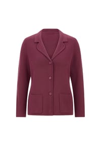 GOLDNER - Kurzgröße:  Milano-Ripp-Blazer mit Reverskragen - beige
