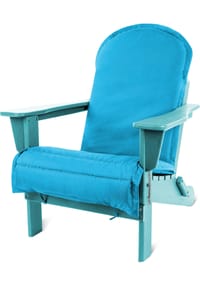 Aspero® - Gartenstuhl Adirondack mit Auflage - Bordeaux