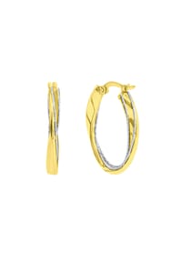 fascination by Ellen K. - Creolen 375/- Gold - gelb