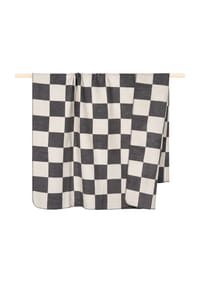 pad® Wohndecke - CHESS - BLACK-WHITE