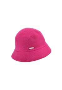 SEEBERGER - Wollhut, verstellbares Futterband, für Damen - 26 BERRY RED