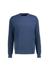 LRS - Legeres Sweatshirt mit Rundkragen aus reiner Baumwolle - BLACK