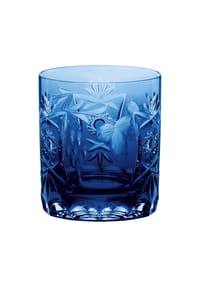Nachtmann - Hochwertiges Whiskeyglas Pur Traube, Kobaltblau, Kristallglas, 9 cm - Amethyst