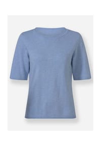 Witt - Feinstrick-Pullover - aqua-meliert