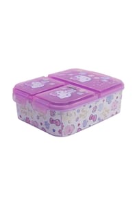 COFI - Hello Kitty Kinder Brotdose – Lunchbox mit 3 Fächern & tollem Design - Pink 6,7x16,5x19,5 cm