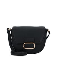 Gabor® MELORA - Umhängetasche "Saddle Bag", Vintage-Details, Metallring, für Damen - BLACK