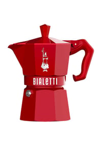 BIALETTI Espressokocher, 130 ml - MOKA EXCLUSIVE - RED