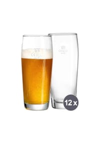 Ritzenhoff & Breker Biergläser Willi 0,5 Liter 12er Set transparent - WILLI - transparent