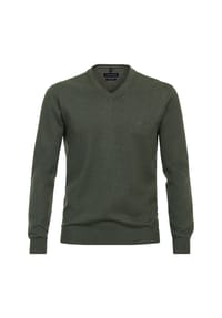 CASAMODA - Herren Pullover uni - Schwarz