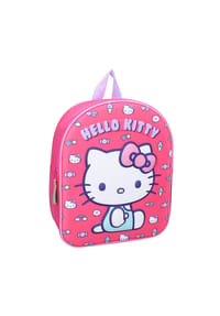 COFI - Hello Kitty Rucksack –geräumigem Hauptfach und verstellbaren - Rosa 32 x 26 x 11 cm