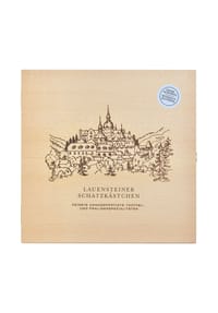 LAUENSTEIN CONFISERIE - Holz-Schatzkästchen 200g ohne Alkohol - 