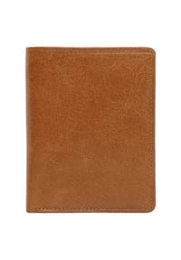 GALERIA BUFF - Brieftasche, RFID-Schutz - COGNAC