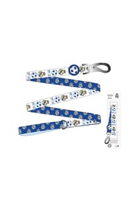 COFI - Real Madrid 120 cm Hundehalsband aus Polyester mit Metallclip – Verste - 