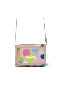 ergobag - Brustbeutel Flower Powbär, Sichtfach - BEIGE