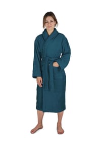 normani® - Damen Baumwoll Bademantel - Beige