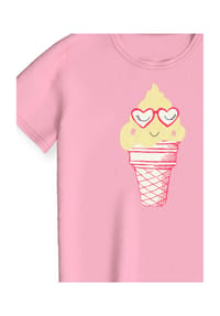 CALIDA - Kinder Kurz-Pyjama aus reiner Bio-Baumwolle Toddlers Soft Ice - sweet lilac