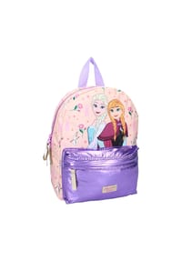Disney - Frozen II Rucksack – Niedlicher Schulrucksack für Kinder - Rosa 31 x 23 x 8 cm