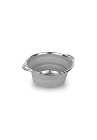 COFI - Platinet Reise Kochtopf Zusammenklappbarer Campingtopf Outdoor - Grau 28 × 24 × 11.5 cm
