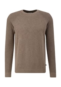 QS - Pullover, Rundhals-Ausschnitt, für Herren - 83W0 BROWN