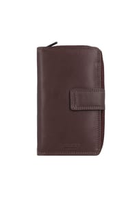 mano Donna Giulia - Donna Giulia Geldbörse Leder 10,5 cm - cognac