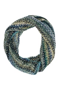 collezione alessandro® - Loop Strickloop Made in Italy, in tollen Farben - khaki
