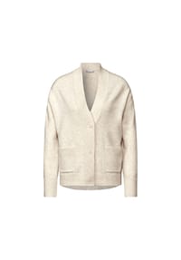 Street One - Pullover - cream white melange