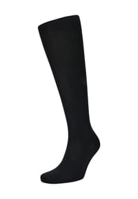 KUNERT - Clark Kniestrümpfe, Baumwolle, uni, für Herren - 0070 BLACK