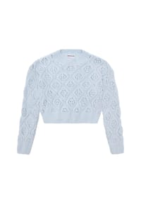 MANGUUN - Strickpullover, Rippbündchen, für Kinder - 2 LIGHT BLUE