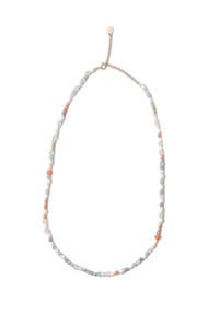 fejn - Halskette Summer Pearl Choker nachhaltiger Echtschmuck - gold