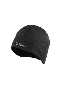 CAPO - Jerseymütze, ausgenäht Reflexbügler, UV 50 - black