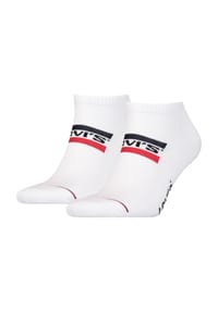 Levi's® - Sneakersocken, 2er-Pack, Logo-Design, für Herren - *003  MID GREY / B