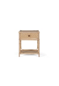 GINER & COLOMER - Nachttische aus Naturrattan, 50 cm, mediterraner Stil – 60 x 50 x 40 cm - Braun