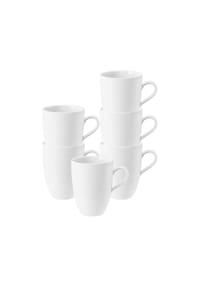 Seltmann Weiden Kaffeebecher Beat Color Glaze 350 ml 6er Set - BEAT - beige