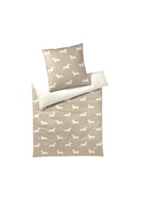 elegante - Bettwäsche WE LOVE DOGS Dogs 24540 Natur-Beige - 7 - beige