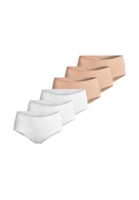 Nina von C. - Taillen Slip 6er Pack Secret - Beige / schwarz