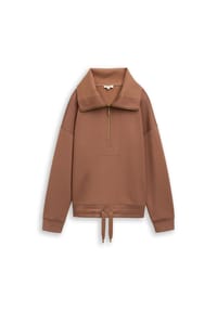 TOM TAILOR - Sweatshirt, Troyer, für Damen - 10342 PREPPY PLUM